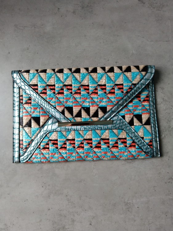 kolorowa torba kopertówka boho
